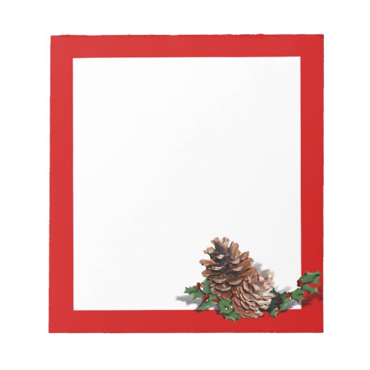 松果体(背景色と文字を追加) ノートパッド (正面)