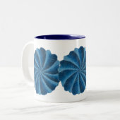 松果眼のチャクラの芸術#2 ツートーンマグカップ (正面左)