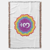 松果眼のチャクラ スローブランケット (正面縦)