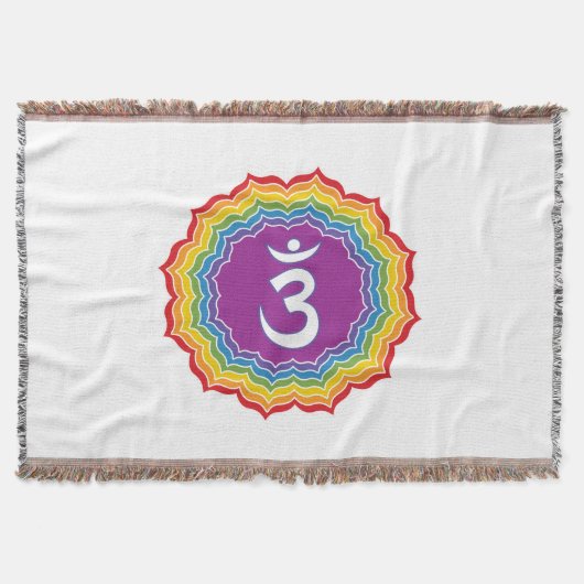 松果眼のチャクラ スローブランケット (正面)