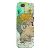 松果眼のブラインド iPhoneケース (裏面右)