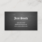 松果眼の霊魂の読書名刺 名刺 (裏面)