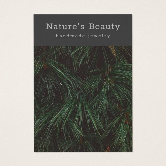 松枝耳鳴りジュエリー表示カード (正面)