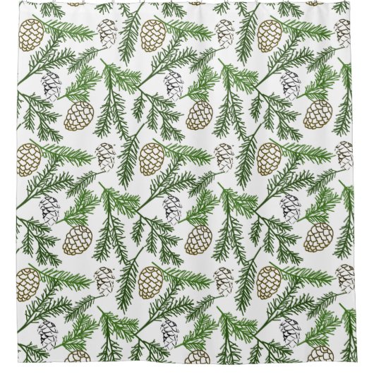 松枝 シャワーカーテン (正面)