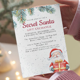 松枝Iサンタとギフト秘密サンタパーティー 招待状