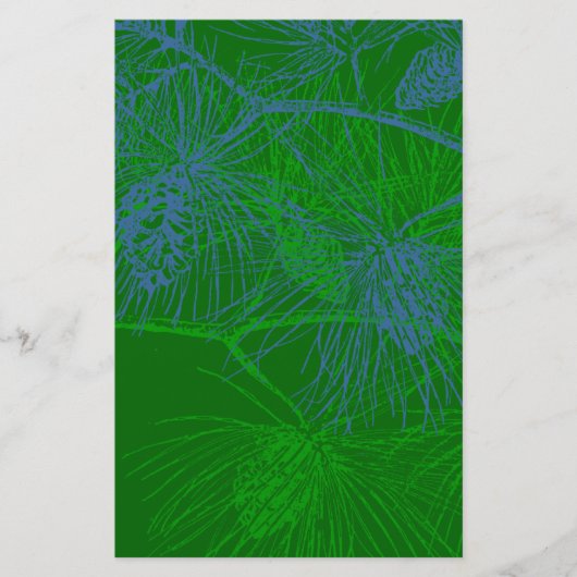 松模様スクラップブック紙文具 便箋 (正面)