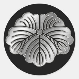 松永氏カモンシルバークローム ラウンドシール