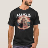 松江城 日本 Tシャツ (正面)