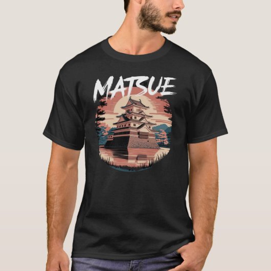 松江城 日本 Tシャツ (正面)