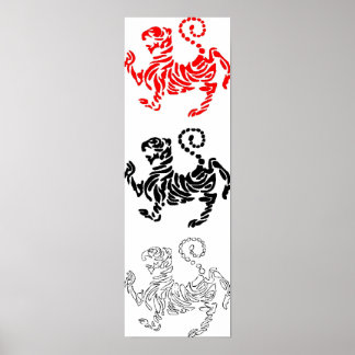 松濤館タイガーポスター ポスター