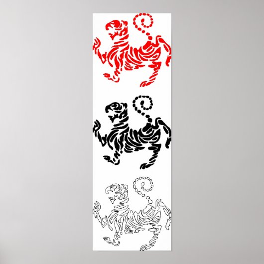 松濤館タイガーポスター ポスター (正面)