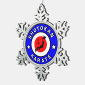 松濤館空手 スノーフレークピューターオーナメント (右)