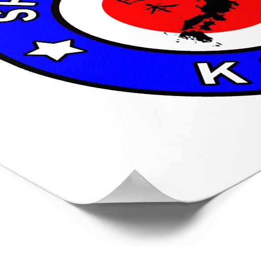 松濤館空手 ポスター (角)