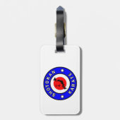 松濤館空手 ラゲッジタグ (裏面縦)