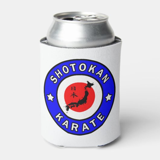 松濤館空手 缶クーラー (缶正面)