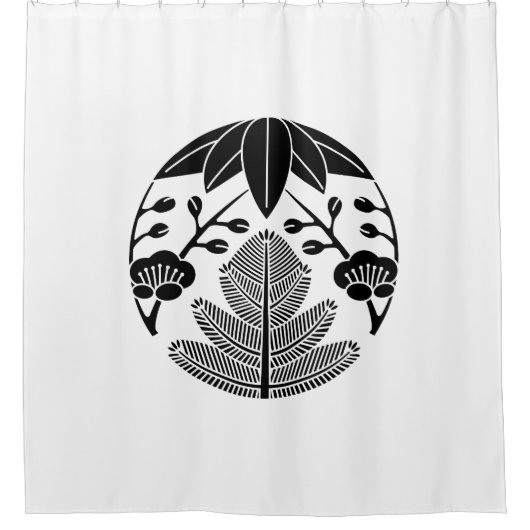 松竹うめ シャワーカーテン (正面)