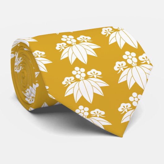 松竹梅竜胆 ネクタイ (ロール)