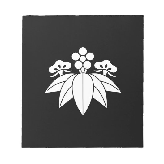 松竹梅竜胆 ノートパッド (正面)