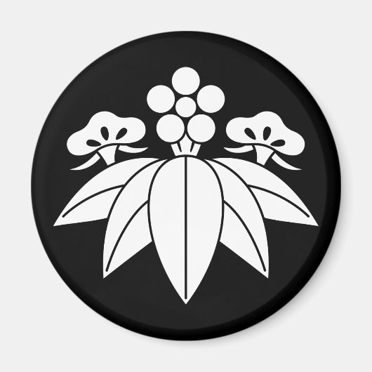 松竹梅竜胆 マグネット (正面)