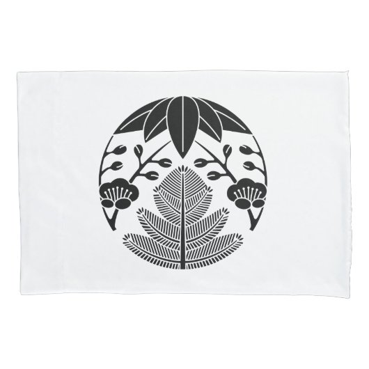 松竹梅 枕カバー (正面)