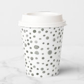 松紙吹雪水彩ドット紙カップ 紙コップ (裏面)