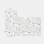 松紙吹雪水色ドット優先ボックス フェイバーボックス (折り畳みなし)