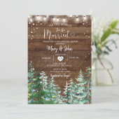 松素朴の木に結婚したなる季節 招待状 (スタンド正面)