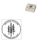 松素朴の苗字を作成する ラバースタンプ (押印)