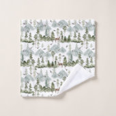 松素朴の鹿 バスタオルセット (ウォッシュタオル)