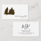 松素朴木デザイナー 名刺 (正面/裏面)