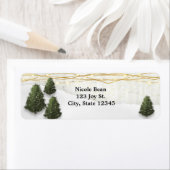 松素朴木冬の結婚式12月の好意 ラベル (インサイチュ)