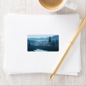 松素朴木山林の流れ ラベル (インサイチュ)