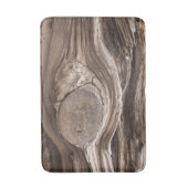 松素朴木結びナチュラルテクスチャー写真 バスマット (正面縦)