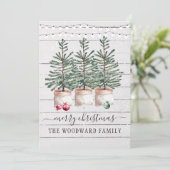 松素朴木雪クリスマスカード (スタンド正面)