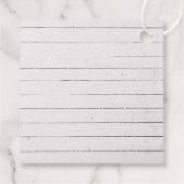 松素朴木雪クリスマスギフトラベル フェイバータグ (裏面)