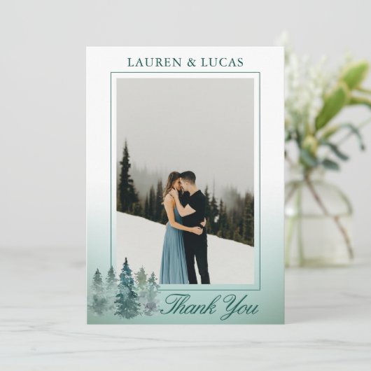 松素朴林ありがとうご結婚ざう サンキューカード (スタンド正面)