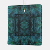 松素朴林の緑常緑樹 セラミックオーナメント (左)