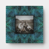 松素朴林の緑常緑樹 フォトプラーク (正面)