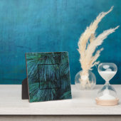 松素朴林の緑常緑樹 フォトプラーク (インサイチュ)