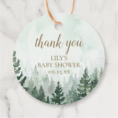 松素朴林の赤ちゃんシャワー フェイバータグ (裏面)