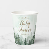 松素朴林の赤ちゃんシャワー 紙コップ (裏面)