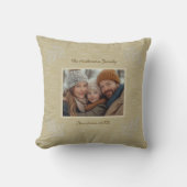 松素朴枝クリスマス写真 クッション (正面)