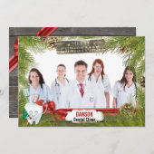 松素朴歯科フォトビジネス挨拶 シーズンカード (正面/裏面)