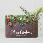 松素朴雪のクリスマステーブル シーズンカード (スタンド正面)