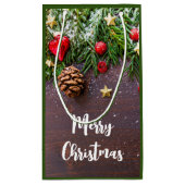 松素朴雪のクリスマステーブル スモールペーパーバッグ (裏面)