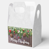 松素朴雪のクリスマステーブル フェイバーボックス (オープン)