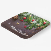 松素朴雪のクリスマステーブル ペーパープレート (傾斜あり)