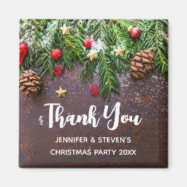 松素朴雪のクリスマステーブル マグネット