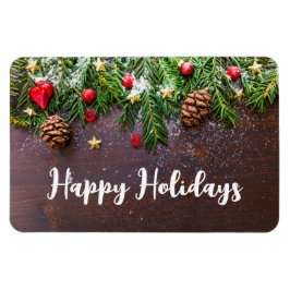 松素朴雪のクリスマステーブル マグネット