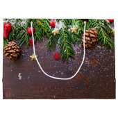 松素朴雪のクリスマステーブル ラージペーパーバッグ (裏面)